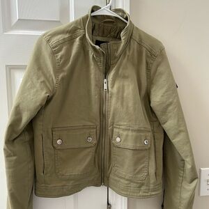 Hollister green jacket women’s small
